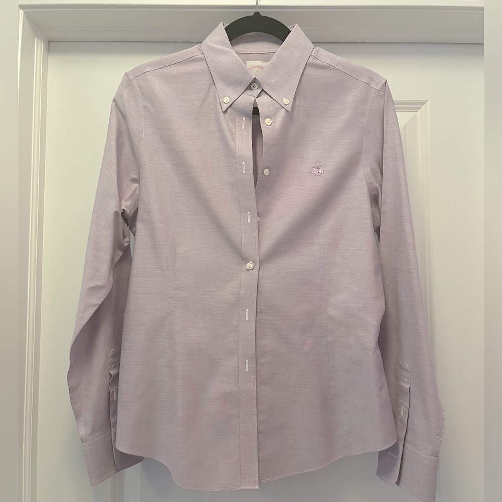 Brooks Brothers Tailored Fit Size 10 Non-Iron Button Down